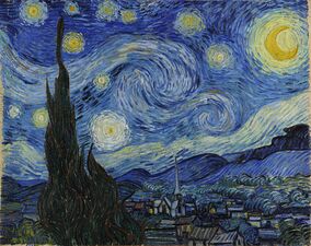 The Starry Night (1899) Vincent van Gogh
