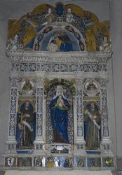 Madonna col Bambino e santi, پوجي‌بونسي، دير سان لوكـِزه 1517