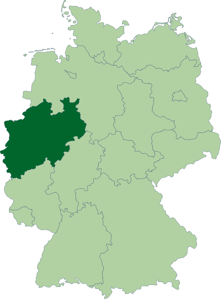 ملف:Deutschland Lage von Nordrhein-Westfalen.svg