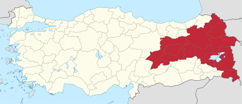 ملف:Eastern Anatolia Region in Turkey.svg