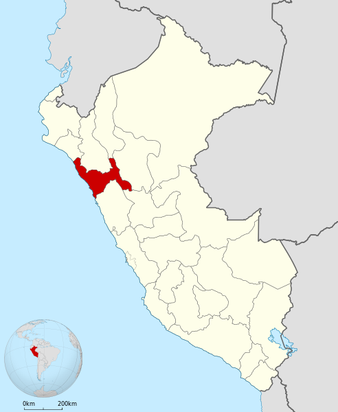 ملف:Peru - La Libertad Department (locator map).svg