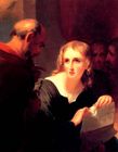 Portia and Shylock, 1835