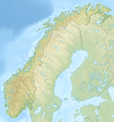 Location map Norway