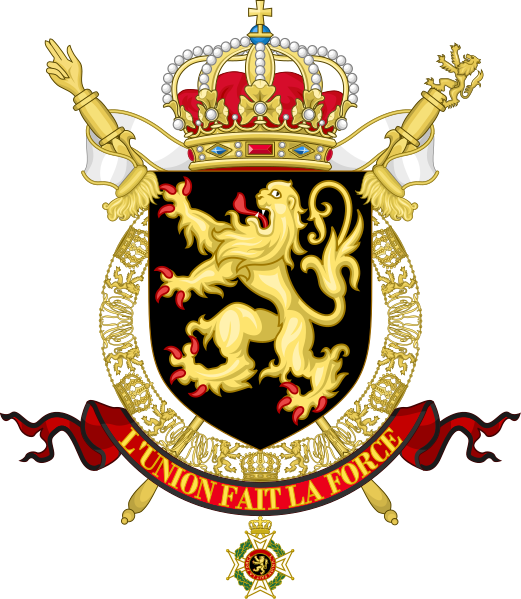 ملف:State coat of arms of Belgium.svg