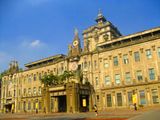 Façade of the Main Building of the University of Santo Tomas in Manila, Philippines.