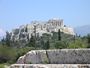 The Acropolis of Athens, seen from the hill of the Pnyx to the west