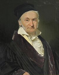 Portrait of arl Friedrich Gauss 1840 by Jensen