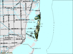 خريطة مكتب تعداد الولايات المتحدة توضع حدود المدينة