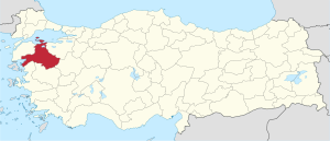 موقع محافظة بالق أسير في تركيا.