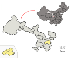 Tianshui in Gansu