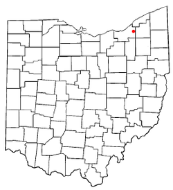 Location of Pepper Pike in Ohio