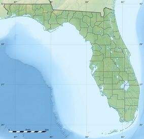 Map showing the location of منتزه إڤرگليدز الوطني Everglades National Park