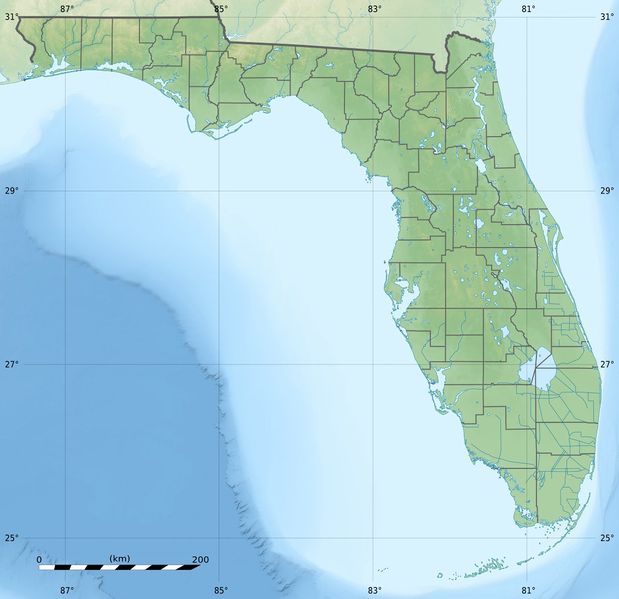 ملف:USA Florida relief location map.jpg