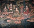 Mural of bodhisattvas