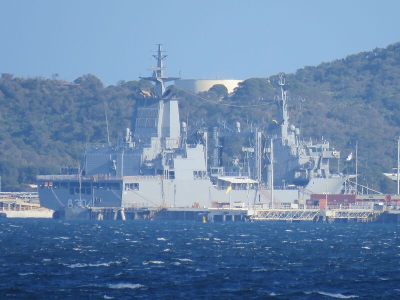 ملف:HMAS Stalwart (A304) at Garden Island, Western Australia, August 2021 04.jpg
