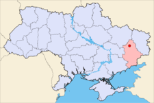 موقع كراماتورسك في أوكرانيا.