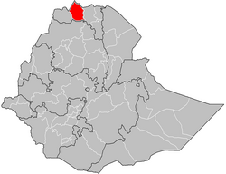 NorthwesternTigray location in Ethiopia