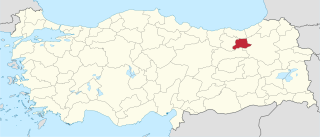 موقع محافظة بايبورت في تركيا
