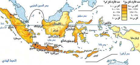 تقع جزر إندونيسيا في الإقليم