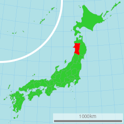 Akita Prefectureموقع