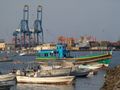 صورة قريبة من ميناء جيبوتي.