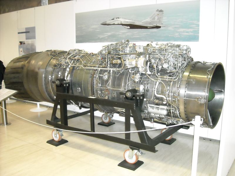 ملف:Klimov RD-33 turbofan engine.JPG