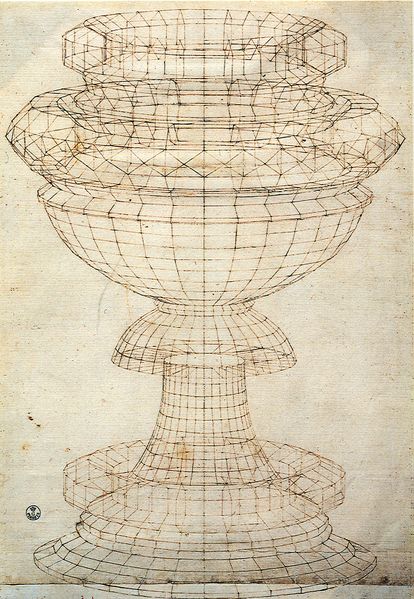 ملف:Paolo uccello, studio di vaso in prospettiva 02.jpg