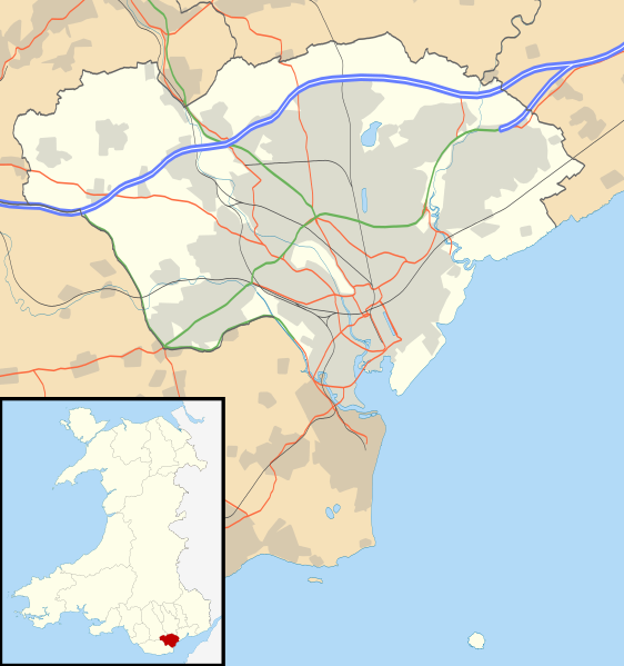ملف:Cardiff UK location map.svg