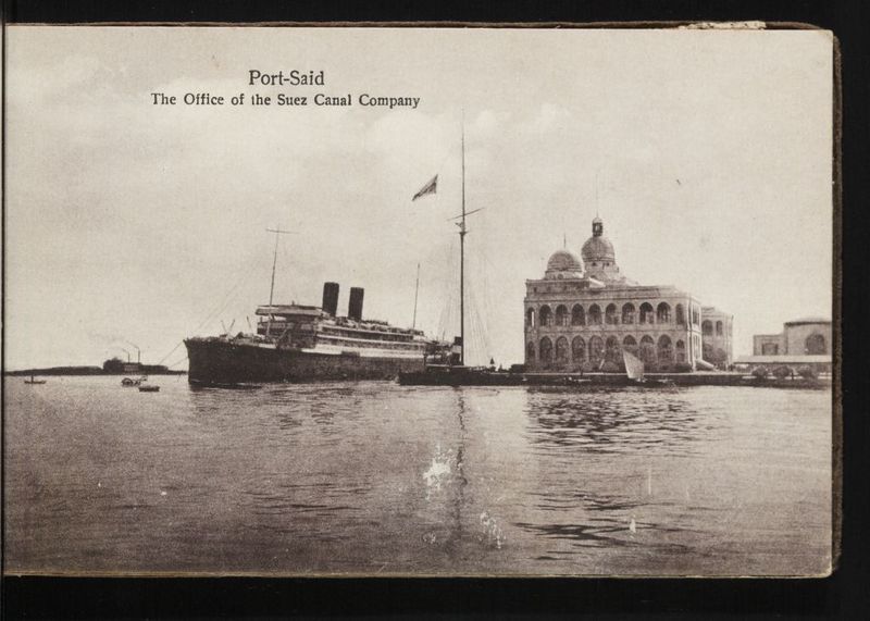 ملف:Port Said, The Office of the Suez Canal Company (n.d.) - front - TIMEA.jpg