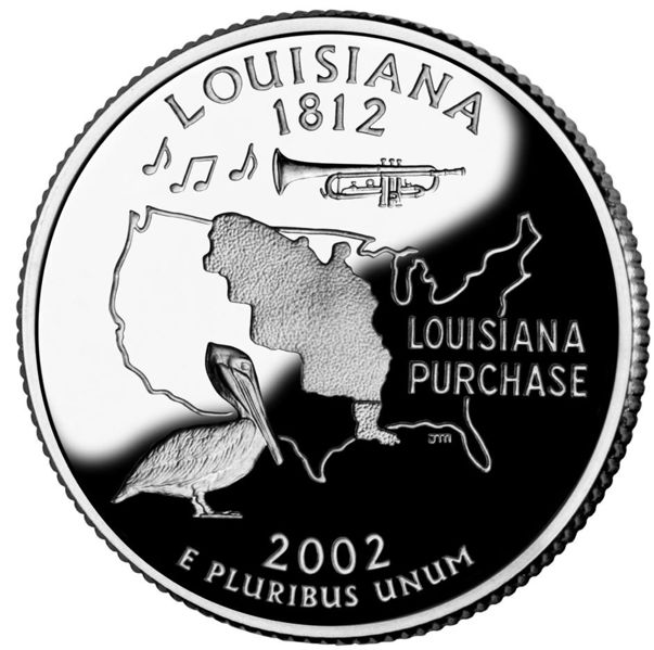 ملف:Louisiana quarter, reverse side, 2002.jpg