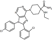 Otenabant CP945598 CB1 antagonist.png