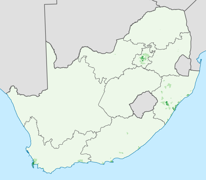 ملف:South Africa 2011 English speakers proportion map.svg