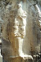 The "sword-god" from Yazılıkaya, identified with Nergal[61]