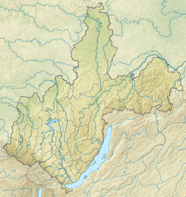 Location map Russia Irkutsk Oblast