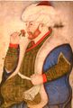 محمد الثاني، من ألبومات السرايا في إسطنبول، تركيا، القرن 15.