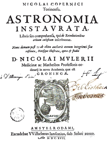 ملف:De revolutionibus 1617 Astronomia instaurata.png