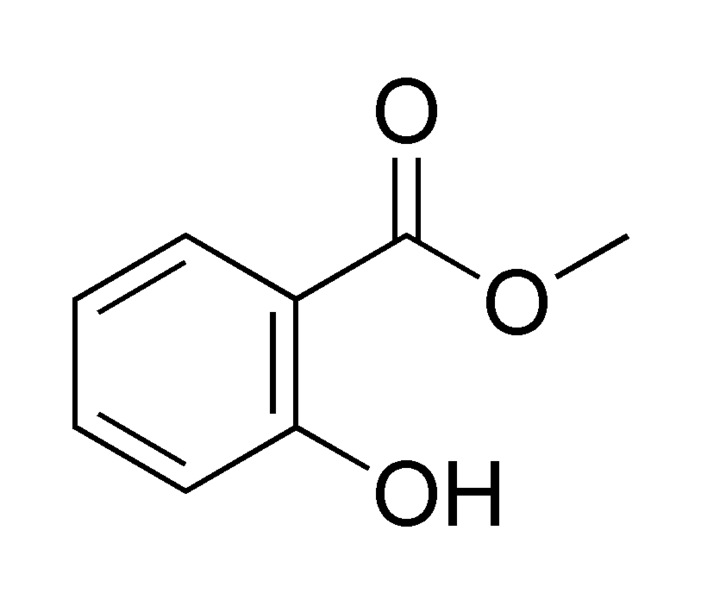 ملف:Salicylic acid methyl ester chemical structure.png