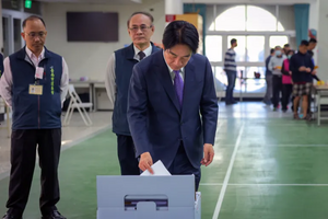 لاي تشينج-تي يدلي صوته بالانتخابات الرئاسية التايوانية 2024