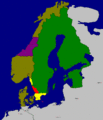 منطقة البلطيق في 1658 (معاهدة روسكيلده)