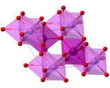 Crystal structure of lithium iodate, iodines are inside the unit cell