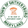 Seal of the Town of Gaithersburg (discontinued in 1967)