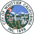 Seal of the City of Whittier