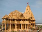 Front view of the present Somnath Temple