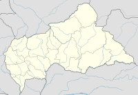 بانگي is located in جمهورية أفريقيا الوسطى