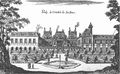 Hôtel Soissons, birthplace of Prince Eugene. Engraving by Israel Silvestre ح. 1650
