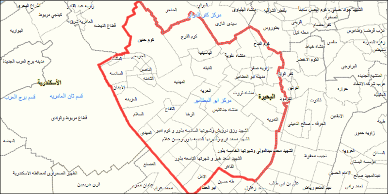 ملف:خريطة مركز أبو المطامير.png