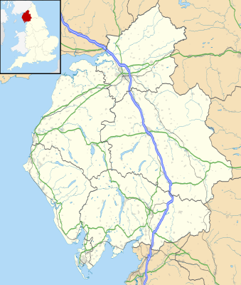 Location map United Kingdom Cumbria