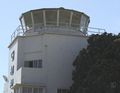 Close up of the control tower.