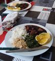 Feijoada, typical Portuguese pork with beans, is the national dish of Brazil.