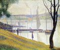 جسر كوربڤوا، بريشة جورج سورا، 1886–1887